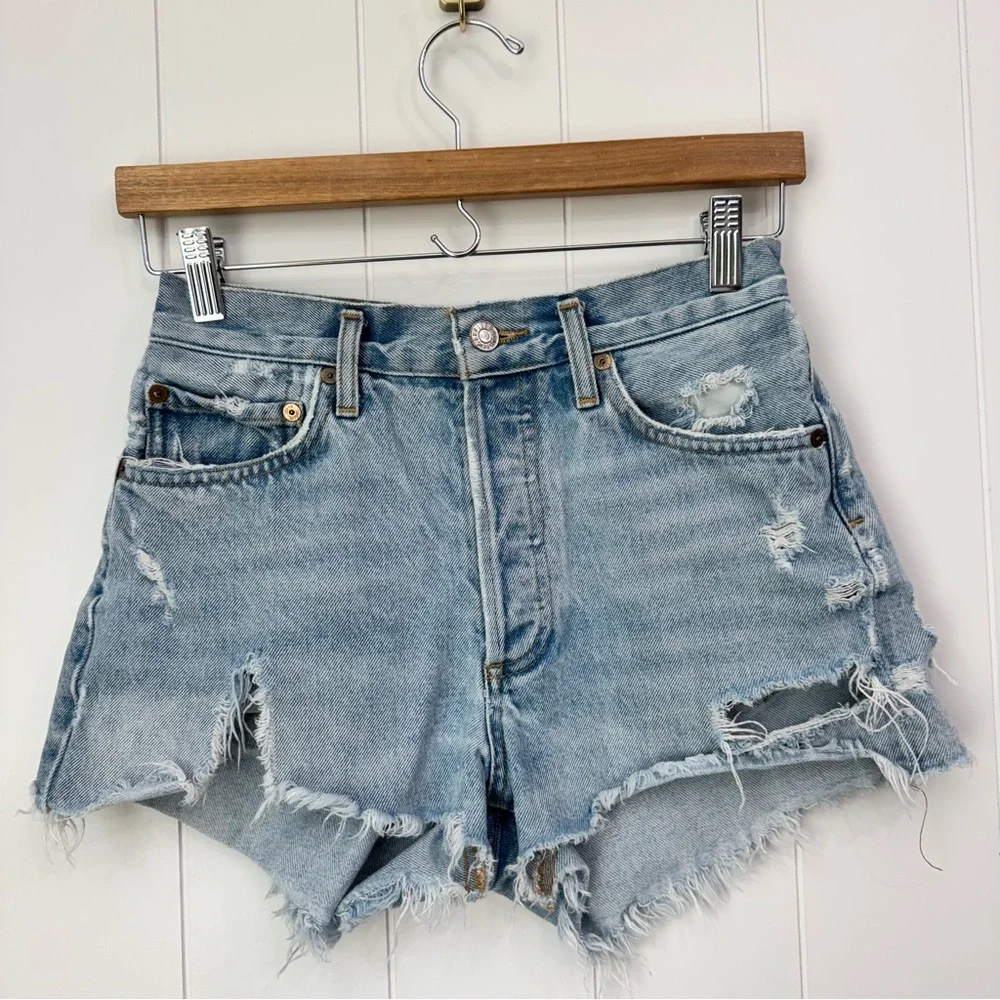 AGOLDE Parker Vintage Cut Off Shorts in Swapmeet Size 26 waist